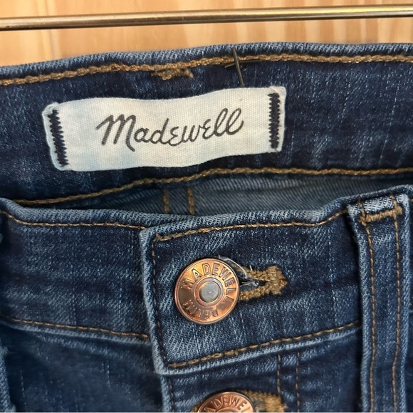 Madewell Tall 9" High Rise Skinny Jeans Button Fly. Size 28T. - Picture 7 of 13
